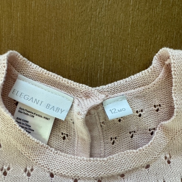 Elegant Baby Pointelle Dress - Picture 5 of 6